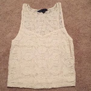 Lace crop top
